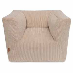 Fauteuil Pouf Enfant Corduroy Natural