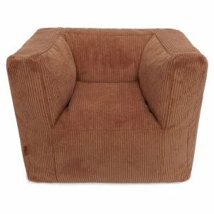 Fauteuil Pouf Enfant Corduroy Caramel
