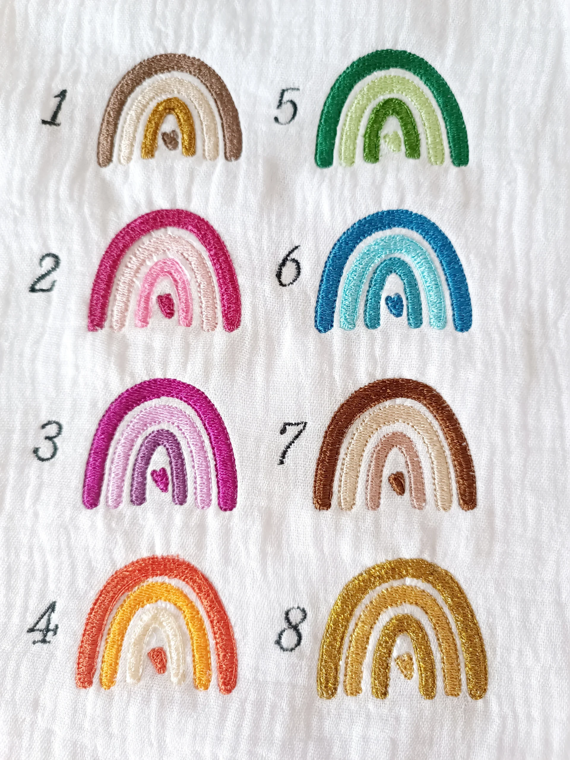 Protège carnet de santé en nid d’abeille beige - personnalisable - – Image 8