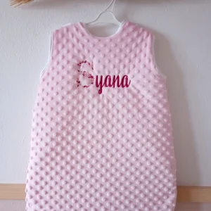 Gigoteuse en minky rose