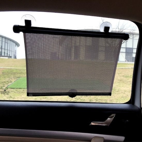 2 Pare soleils SafetyBaby roller sunshade noir