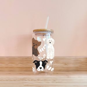 Verre boho avec paille | Woof!