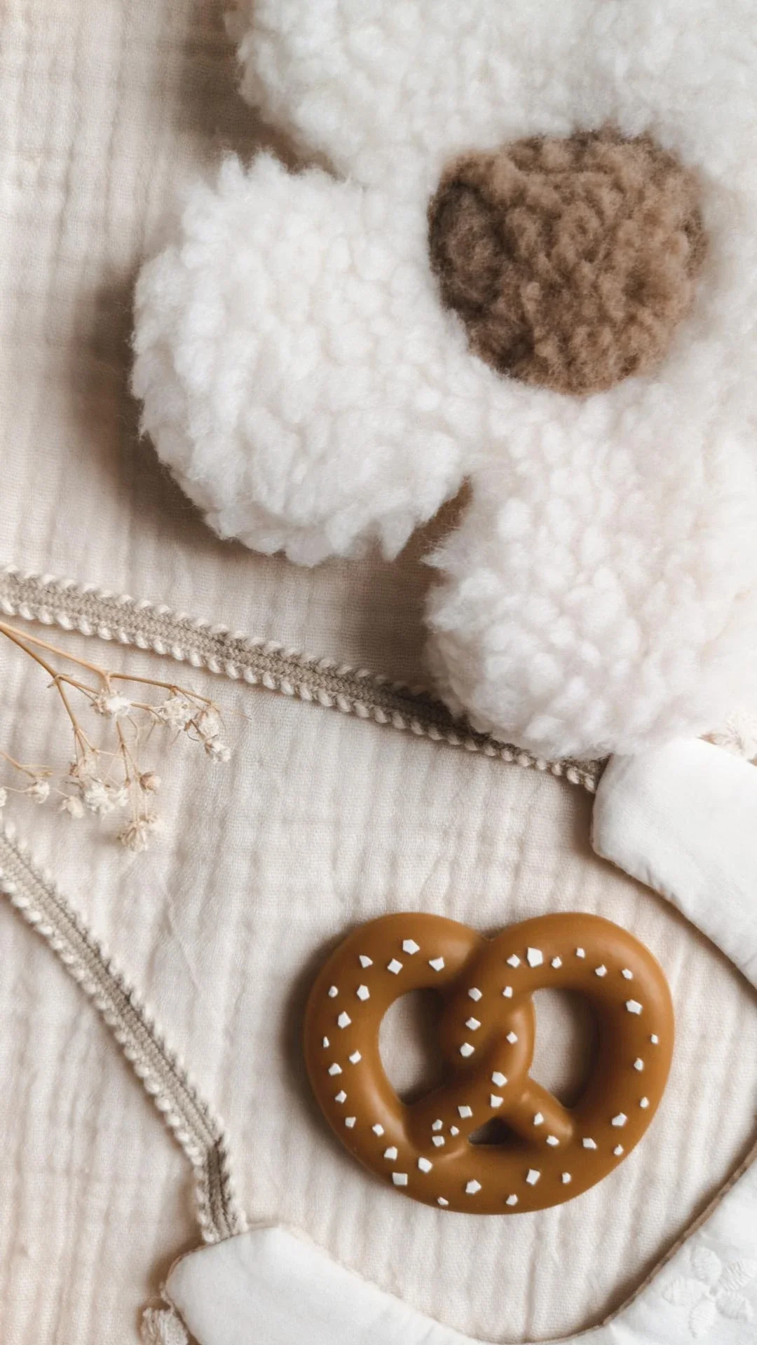 Attache suce sherpa | Marguerite | Crème – Image 2