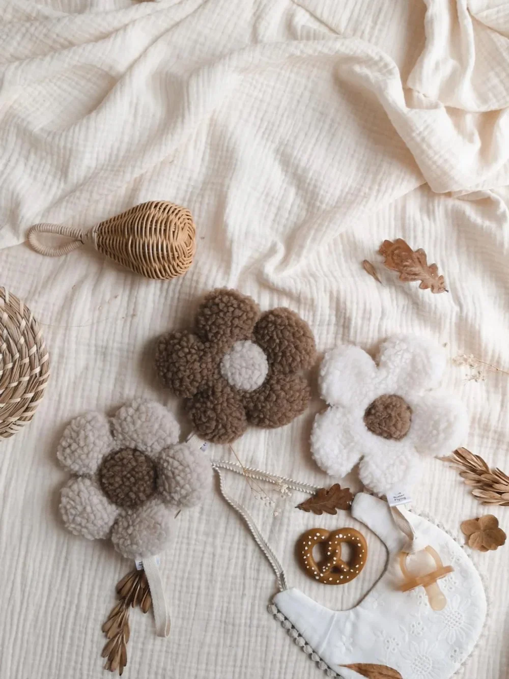 Attache suce sherpa | Marguerite | Crème – Image 3