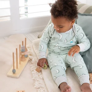 Ensemble pyjama enfant manches longues dark olive