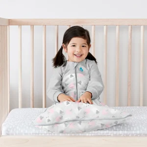 Gigoteuse Love To Dream™ en coton biologique et laine mérinos australienne Warm Sheep Rose