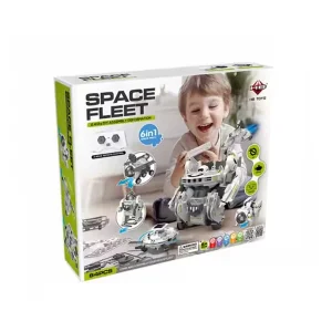 6 en 1 Robot Space Fleet R/C 84 pcs