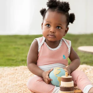 Ärmelloser Body Ecovero Rosa