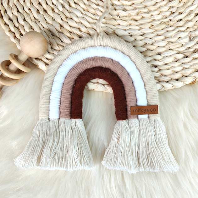 Arc en ciel en beige marron – Image 2