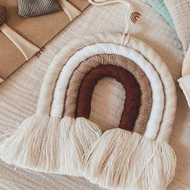 Arc en ciel en beige marron – Image 3