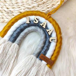 Arc en ciel moutarde gris