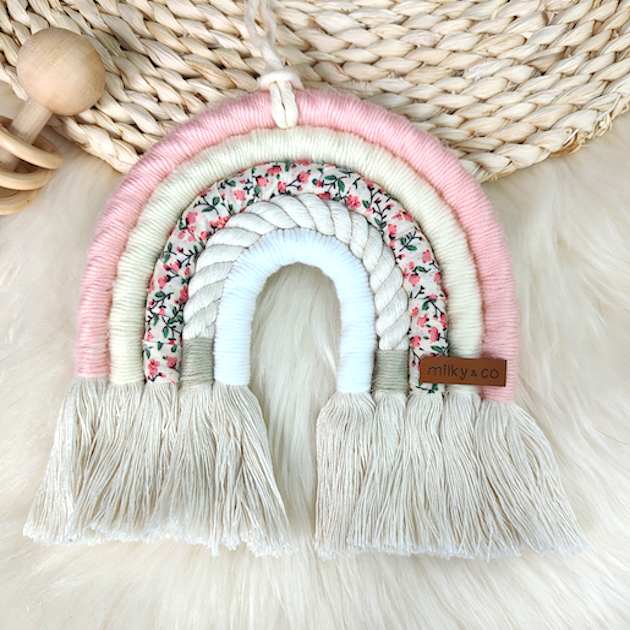 Arc en ciel rose fleuri – Image 2