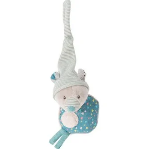 Attache sucette Ours Moulin Roty Les Jolis Trop Beaux