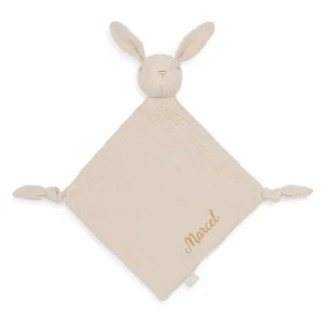 Doudou lapin nougat