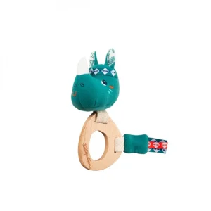 Hochet en bois Eco Lilliputiens Marius