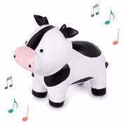 Peluche musicale bébé Emma la vache - Les animaux musicaux