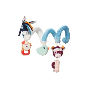 Spirale d'activités bébé poussette Lilliputiens ferme