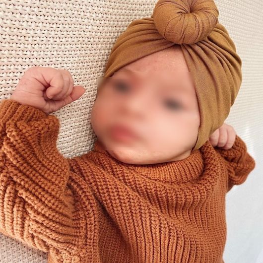 Pull maille terracotta – Image 2