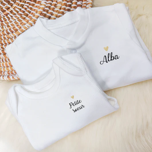 Pyjama naissance coton bio – Image 9