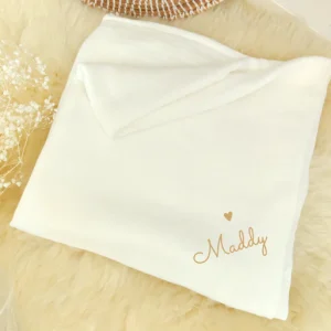 Couverture lange blanc