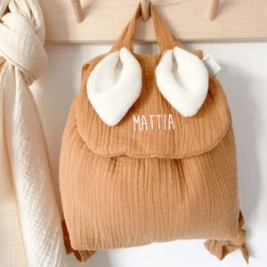 Sac à dos lapinou caramel