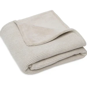 Couverture maille polaire nougat personnalisée