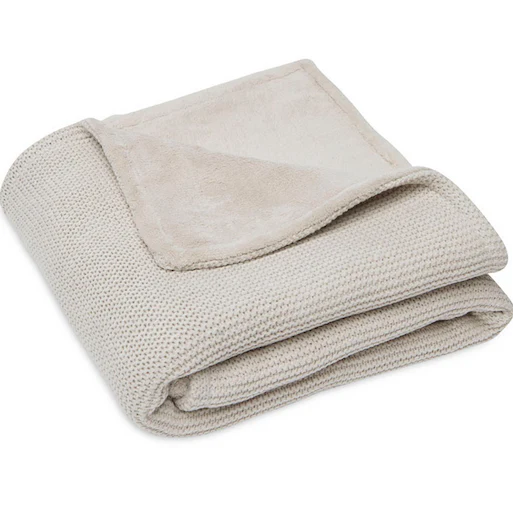 Couverture maille polaire nougat personnalisée