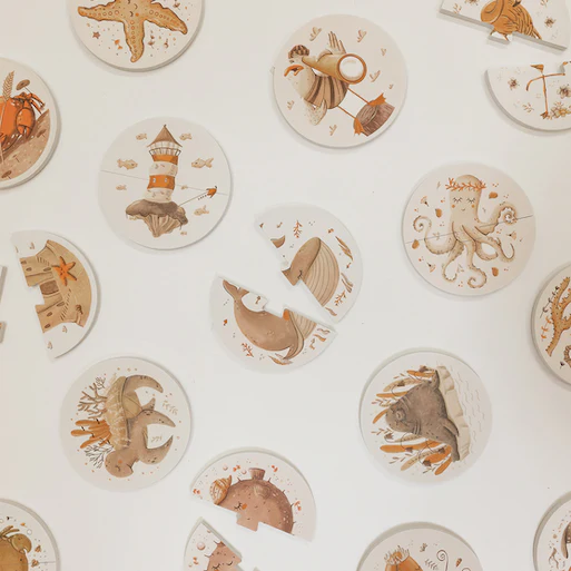 Puzzle de bain Animaux marins – Image 3