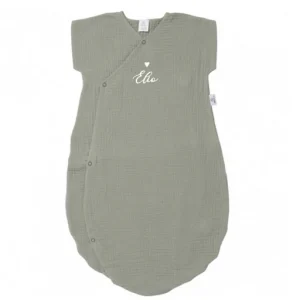 Gigoteuse été personnalisée gris vert