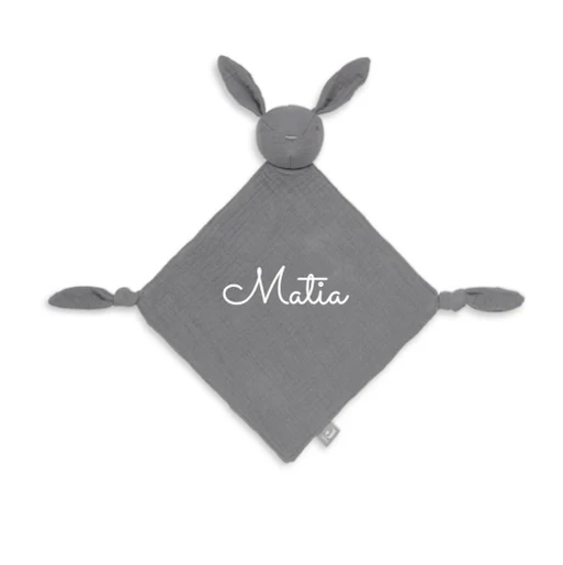 Doudou lapin brodé (3 coloris) – Image 4