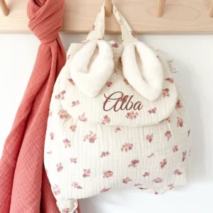 Sac à dos lapinou fleurs
