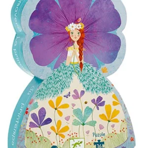 Puzzle silhouette | Princesse du printemps | 36 pièces
