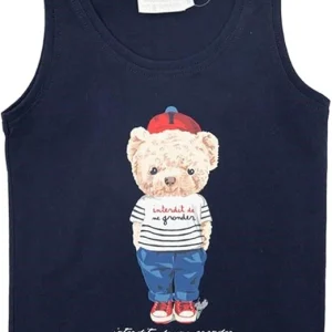 Débardeur Interdit De Me Gronder Little Moussaillon Marin