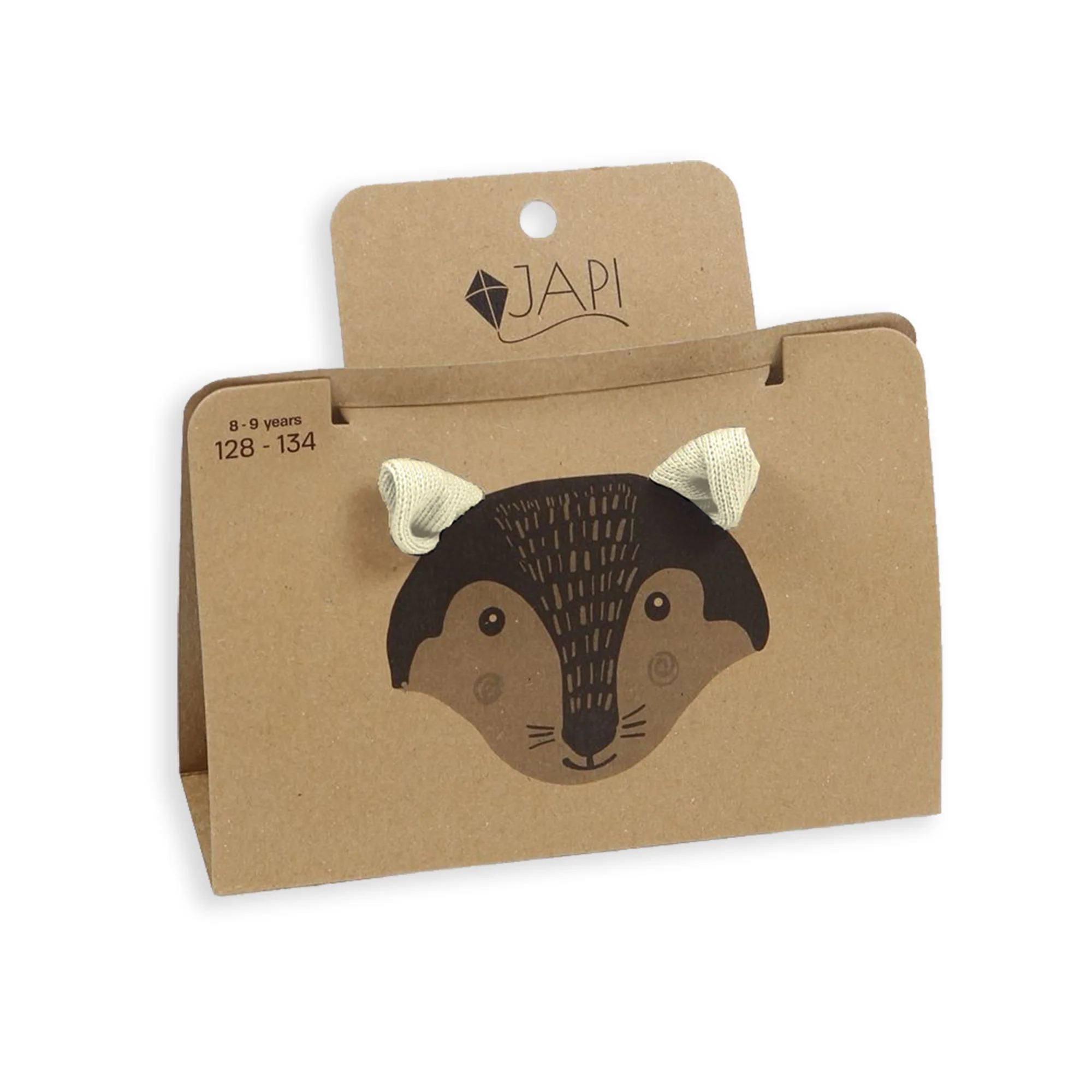 Collant bretelle coton Crème – Image 2