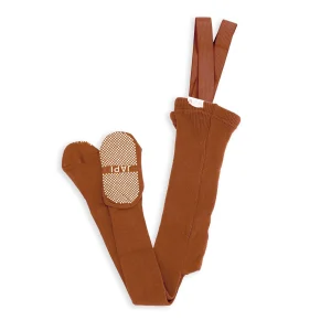 Collant bretelle coton bio antiglisse Cannelle