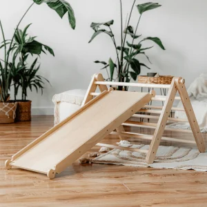 Triangle d’escalade Pikler – 2 segments avec rampe - SIPITRI®