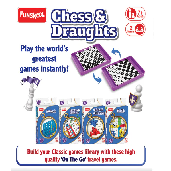 FUNSKOOL - Mini Jeu d’échecs voyage – Image 2