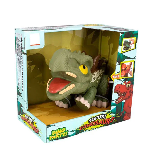 Figurine dinosaure Stégosaurus avec son – Image 2