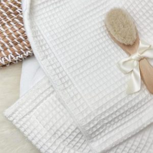 Couverture nid d'abeille personnalisée