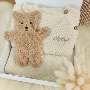 Coffret ensemble maille teddy *