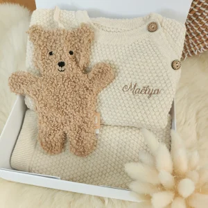 Coffret ensemble maille teddy *