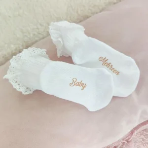 Chaussettes à volant personnalisées