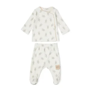 Combinaison deux pièces Imprimé rose