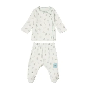 Combinaison deux pièces Imprimé vert