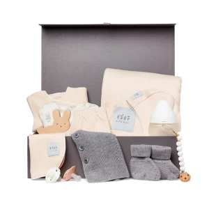 Coffret Prestige Douceur – Grande Box Bébé Mérinos rose