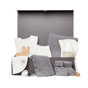 Coffret Prestige Douceur – Grande Box Bébé Mérinos Blanc