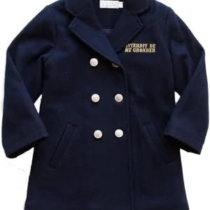 Manteau Interdit De Me Gronder Ancre bleu marine