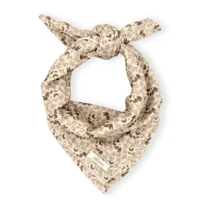Foulard lange gaze coton fleuri