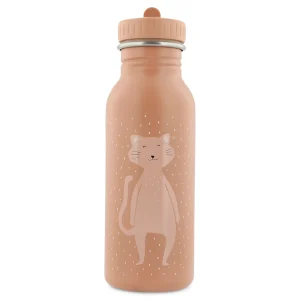 Gourde Enfant Chat Malicieux en Inox (500ml) – Anti-Choc & Zéro Fuite