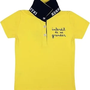 Polo Interdit De Me Gronder Sud jaune
